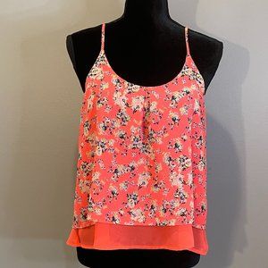 Cotton Express Trapeze Top - Spaghetti Strap Razor Back Sz M NWOT